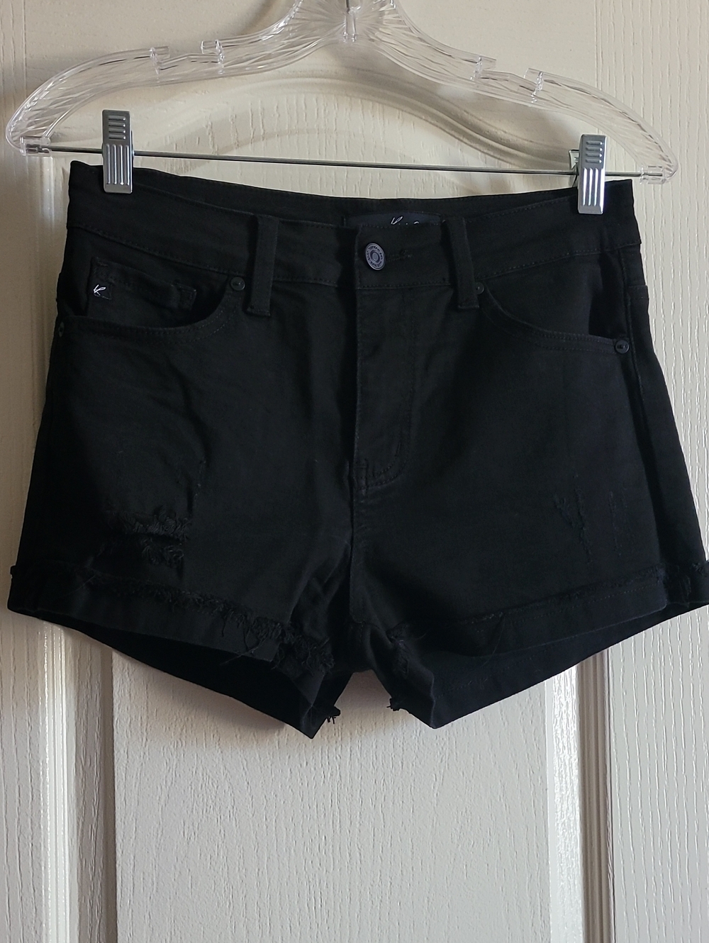 KanCan Black Denim Cutoff Shorts